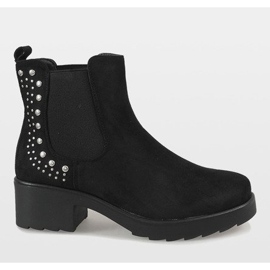 Kayla Shoes Botas negras de tacón con aislamiento 88048 negro 2 Kayla Shoes Botas negras de tacón con aislamiento 88048 negro 2