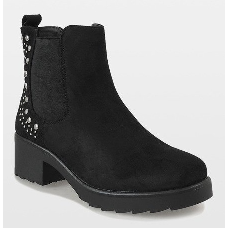 Kayla Shoes Botas negras de tacón con aislamiento 88048 negro 1