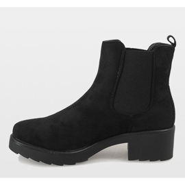 Kayla Shoes Botas negras de tacón con aislamiento 88048 negro 3