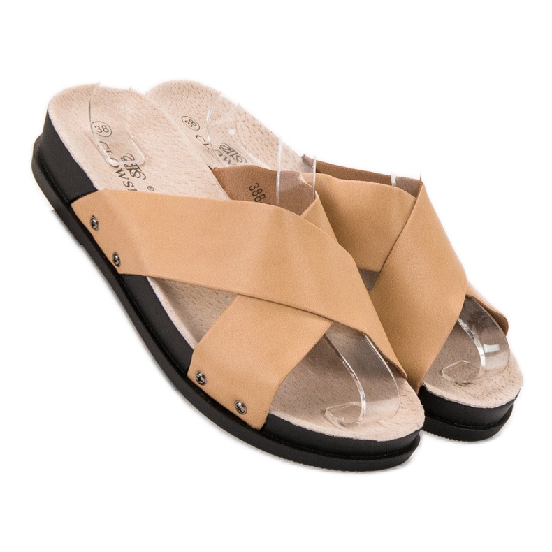 Clowse Pantuflas beige 2