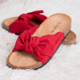 Super Me Zapatillas rojas de moda rojo 2