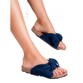 Super Me Zapatillas azul marino de moda 3