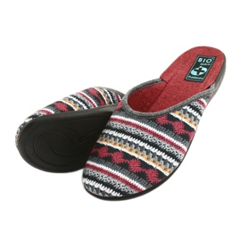 Zapatillas suéter noruegas Adanex negro rojo gris amarillo 4