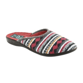 Zapatillas suéter noruegas Adanex negro rojo gris amarillo 1