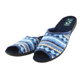 Zapatillas suéter noruegas Adanex negro azul marino azul amarillo 3