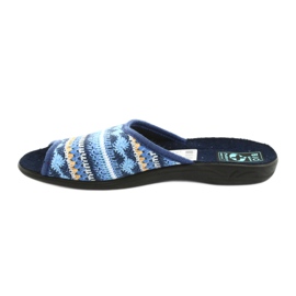 Zapatillas suéter noruegas Adanex negro azul marino azul amarillo 2