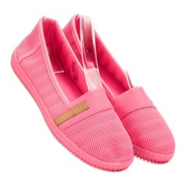 SHELOVET Slipons de neón rosa 1