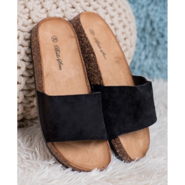 Bello Star Pantuflas Negras Clásicas negro 2