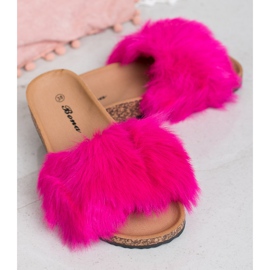 Bona Zapatillas con piel rosado 2