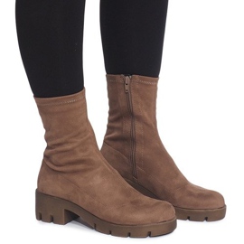 Botas de ante BG-53 multicolor verde 3