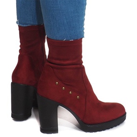 Botas de ante BG-59 Rojo 1