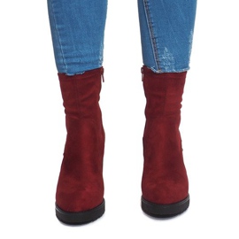 Botas de ante BG-59 Rojo 3
