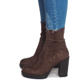Botas de ante BG-59 Taupe marrón multicolor 3