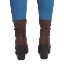 Botas de ante BG-59 Taupe marrón multicolor 2