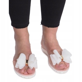 Sandalias Meliski Flower City beige 1
