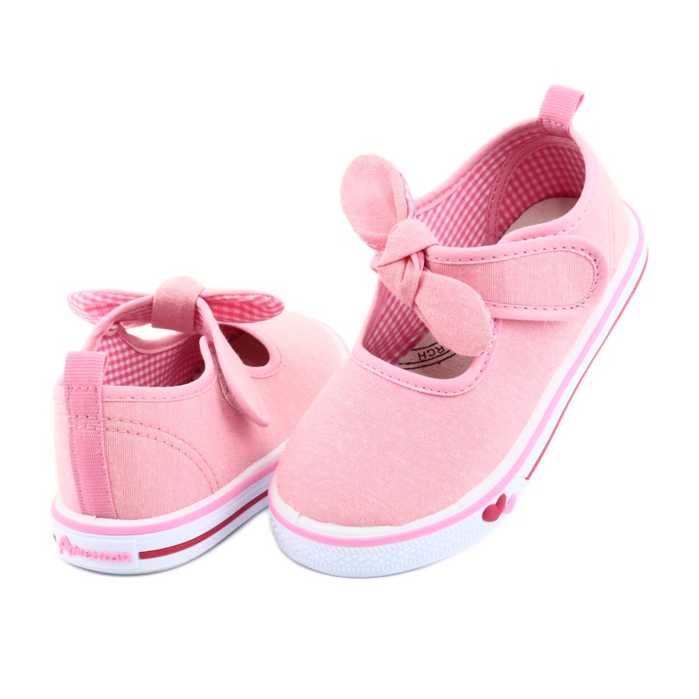 American Club Zapatillas con lazo TEN42 rosado 4