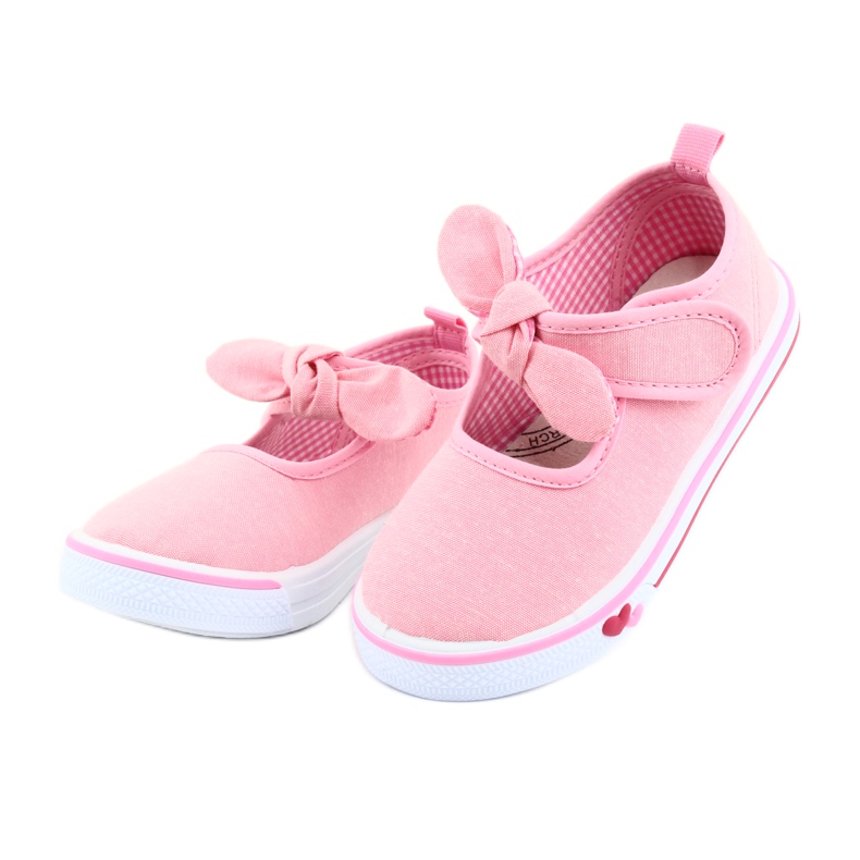 American Club Zapatillas con lazo TEN42 rosa 3