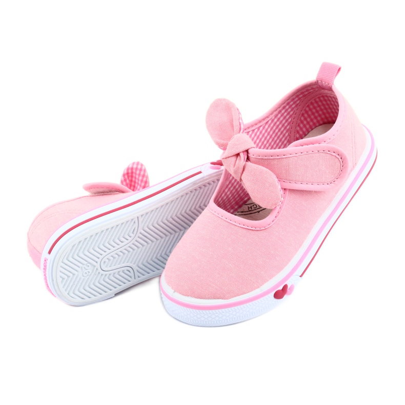 American Club Zapatillas con lazo TEN42 rosado 5