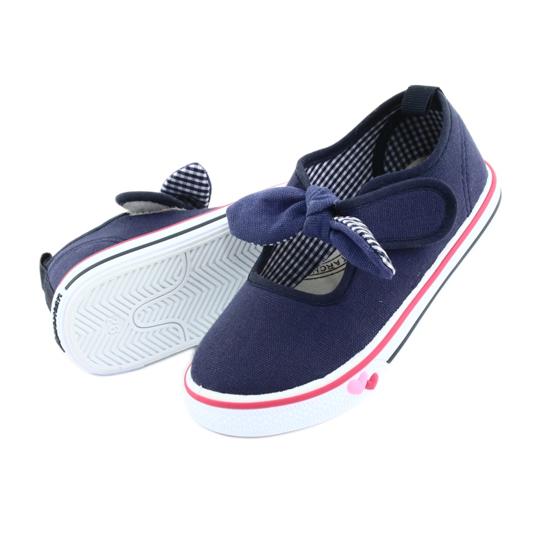 American Club Zapatillas con lazo TEN42 azul marino 5