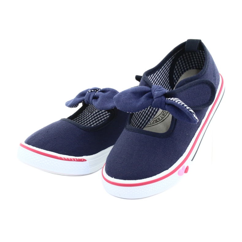 American Club Zapatillas con lazo TEN42 azul marino 3