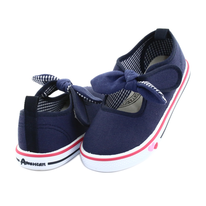 American Club Zapatillas con lazo TEN42 azul marino 4