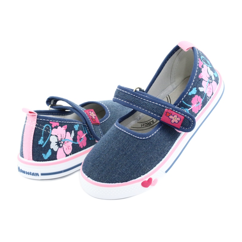 American Club Zapatillas con velcro TEN15 azul 3