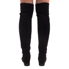 Botas de cuña cálidas 168-108 Negro 2