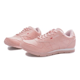 Zapatillas deportivas rosas clásicas rosado 2