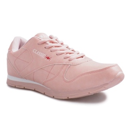 Zapatillas deportivas rosas clásicas rosado 3
