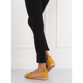 Sandalias alpargatas amarillas 9R121 Amarillo 3