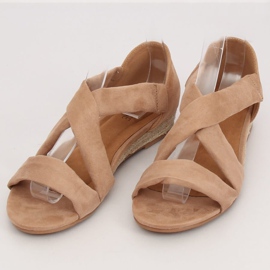 Sandalias alpargatas beige 9R72 Caqui 1