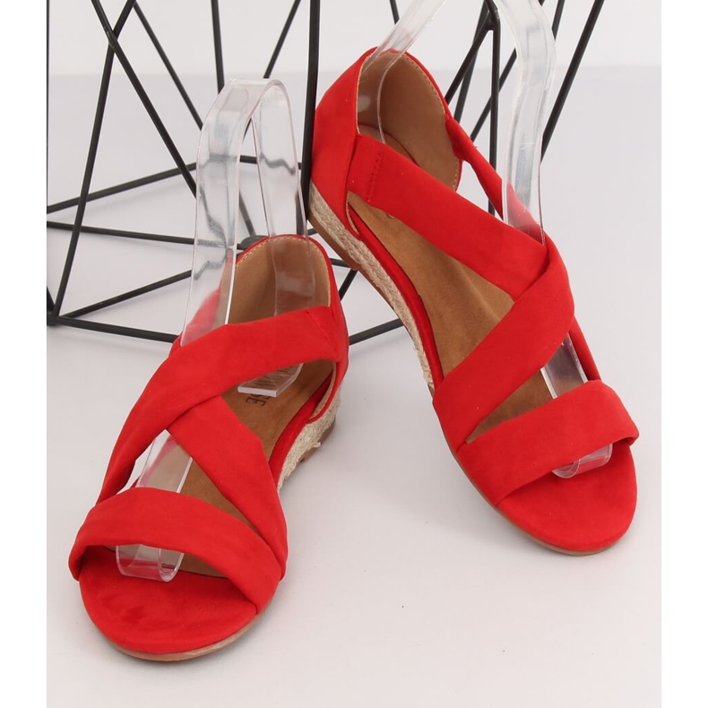 Sandalias alpargatas rojo 9R72 Rojo 1