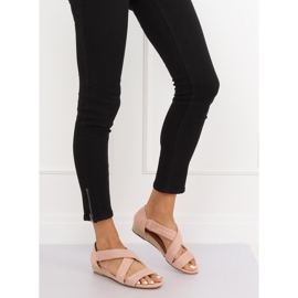 Sandalias alpargatas rosas 9R72 Rosa rosado 3