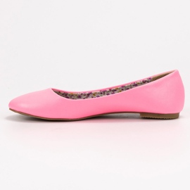 SHELOVET Bailarinas casuales rosado 1