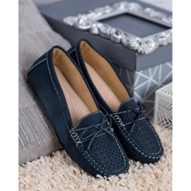SHELOVET Mocasines casuales azul 2