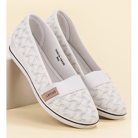 Bailarinas de textil VINCEZA blanco 2