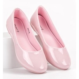 Bailarinas VICES lacadas rosado 3