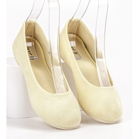 Bailarinas VICES Suede amarillo claro 4