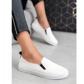 Kylie Zapatillas sin cordones blancas blanco 2