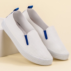 Kylie Zapatillas sin cordones blancas blanco 3