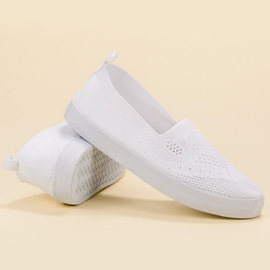 SHELOVET Slipons Textiles blanco 3