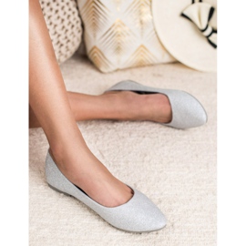 Bailarinas VINCEZA glitter gris 2