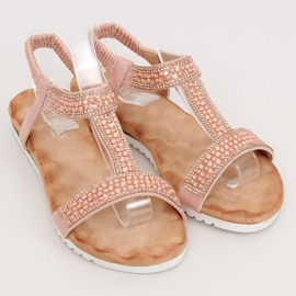 Sandalias de mujer rosa HT-67 Pink 1