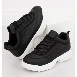 Zapatillas deportivas negras D1909 NEGRO / BLANCO 3