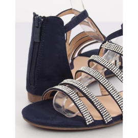 Sandalias azul marino para mujer LL6339 Azul 1
