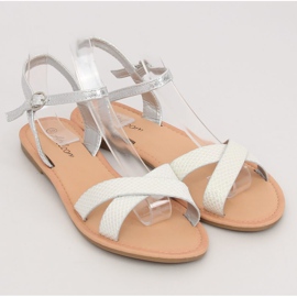 Sandalias de mujer y plateadas WL282 Silver gris 1