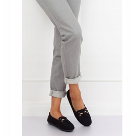 Black Mocasines negros de mujer L7183 Black 2