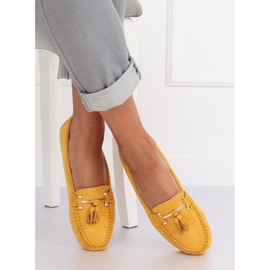 Mocasines Amarillos para Mujer L7183 Amarillo 3
