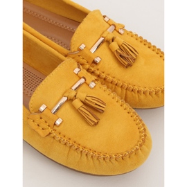 Mocasines Amarillos para Mujer L7183 Amarillo 4