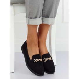 Mocasines negros de mujer 1631-123 Black 1